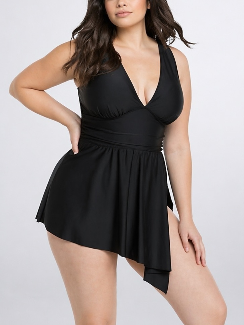 Torrid Asymmetrical One Piece Swimsuit